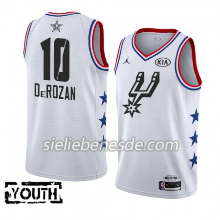Kinder NBA San Antonio Spurs Trikot DeMar DeRozan 10 2019 All-Star Jordan Brand Weiß Swingman